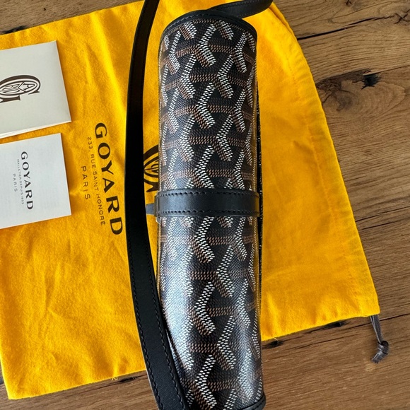 **Authentic** GOYARD Goyardine Belvedere II PM Bag Black - Picture 6 of 10